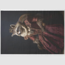 Decoupage da Rainha Real Raccoon