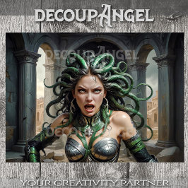 Papel De Seda Decoupage da Soberania Serpentina