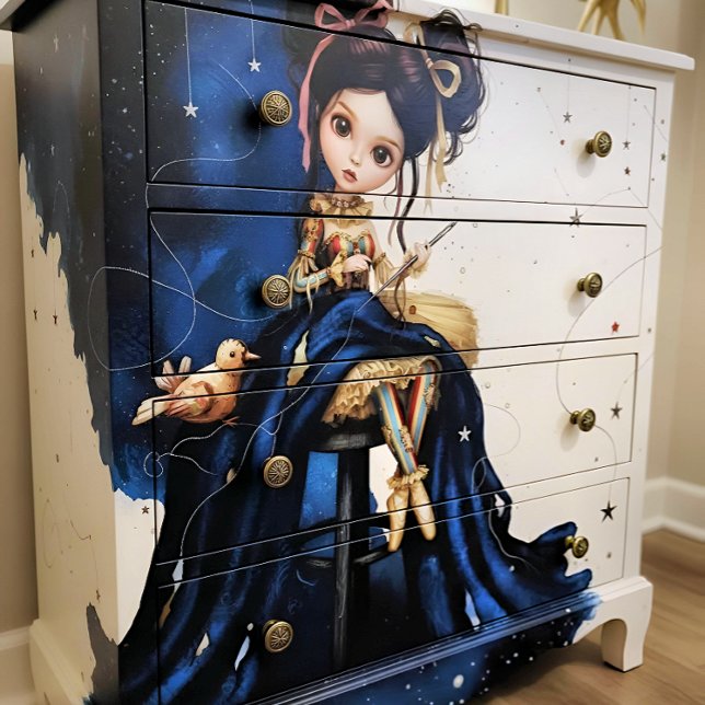 Papel De Seda Decoupage Dark Circus Doll (Criador carregado)
