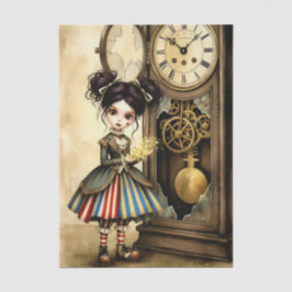 Papel De Seda Decoupage Dark Circus Doll