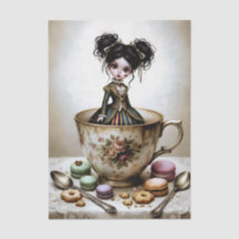 Decoupage Dark Circus Doll