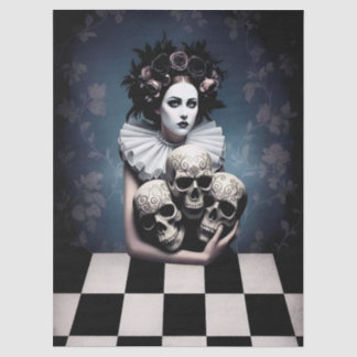 Papel De Seda Decoupage dark woman
