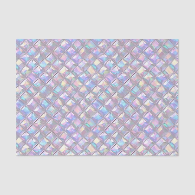 Papel De Seda Decoupage de Aniversário de Casamento Geométrico 3 (Frente )