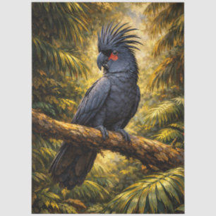 Papel De Seda Decoupage de Cacatua-de-crista