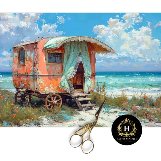 Papel De Seda Decoupage de Caravana Cigana (Criador carregado)
