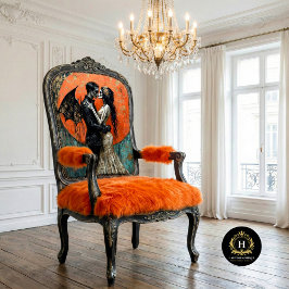 Papel De Seda Decoupage de Casal de Monstro Demônio de Halloween