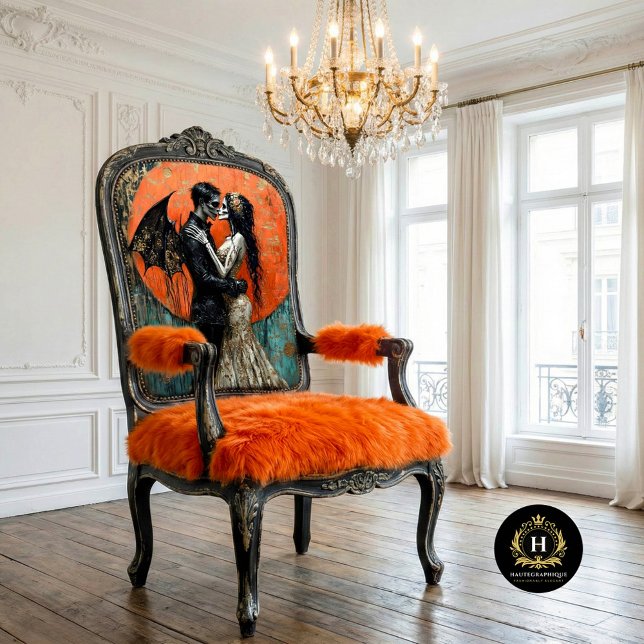 Papel De Seda Decoupage de Casal de Monstro Demônio de Halloween (Criador carregado)