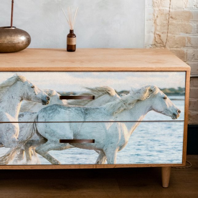 Papel De Seda Decoupage de Cavalos Brancos (Criador carregado)