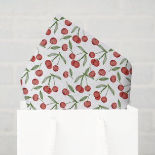 Papel De Seda Decoupage de Cerejas