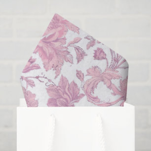 Papel De Seda Decoupage de Chinoiserie Rosa Claro
