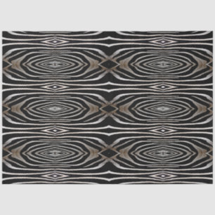 Papel De Seda Decoupage de Design Abstrato de Pele Zebra