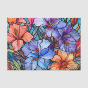 Papel De Seda Decoupage de Efeito de Vidro Obtido