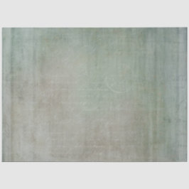 Papel De Seda Decoupage de Ephemera Verde de Textura Vintage Azu