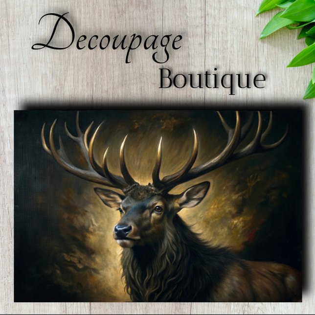 Papel De Seda Decoupage de Espírito Nobre (Noble Spiril Decoupage Tissue Paper)