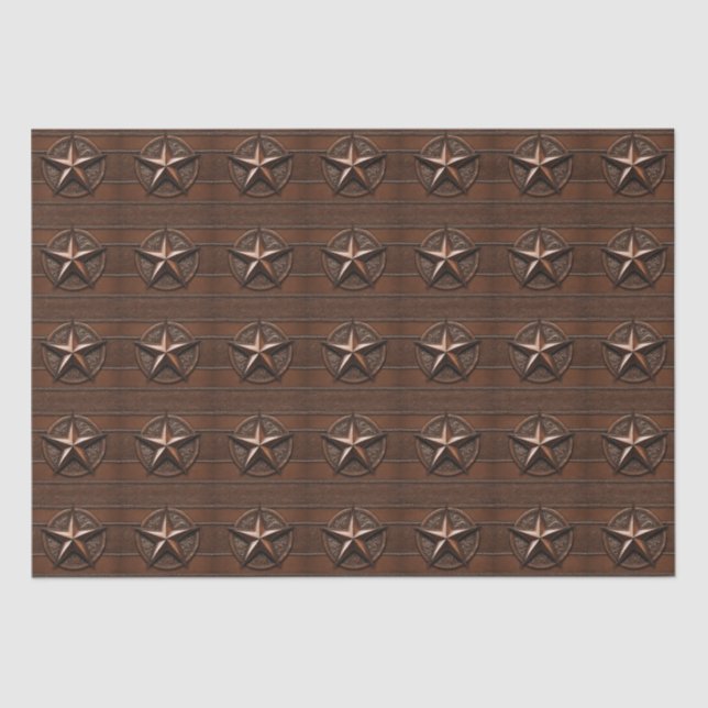 Papel De Seda Decoupage de Estrela Country de Casa de Fazenda Rú (Frente )
