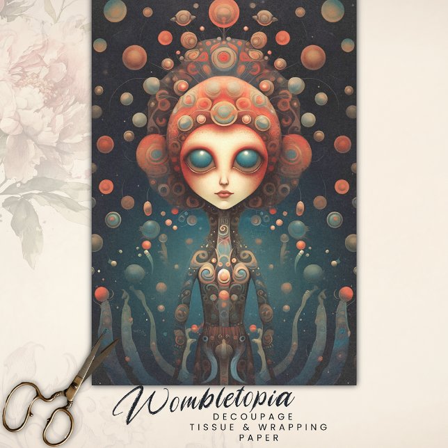 Papel De Seda Decoupage de Fantasia Oracle Moderna e Eetérea (Criador carregado)