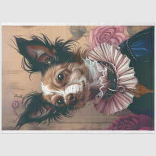 Papel De Seda Decoupage de Fotografia Chihuahua Royalty