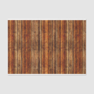Papel De Seda Decoupage de Fundo de Madeira Dourada Laranja Rús