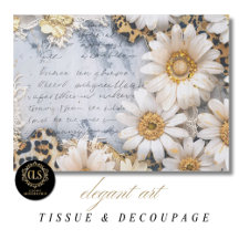 Decoupage de Girassóis Boho Chic