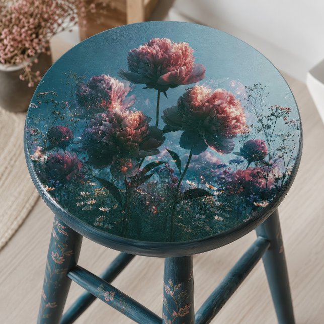 Papel De Seda Decoupage de Jardim de Peônia Rosada Iluminada pel (Criador carregado)