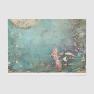 Papel De Seda Decoupage de Jardim Láteo Mágico