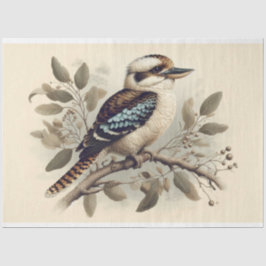 Papel De Seda Decoupage de Kookaburra australiana