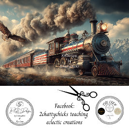 Papel De Seda Decoupage de Locomotiva Americana com Bandeira e Á