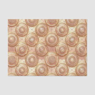 Papel De Seda Decoupage de Luxo Geodo de Ágata Rosa Dourado +