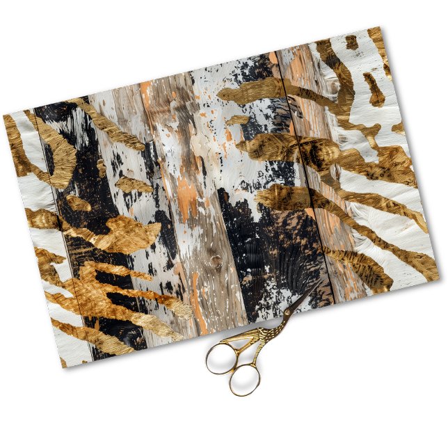 Papel De Seda Decoupage de Madeira russa do País Ocidental (Criador carregado)