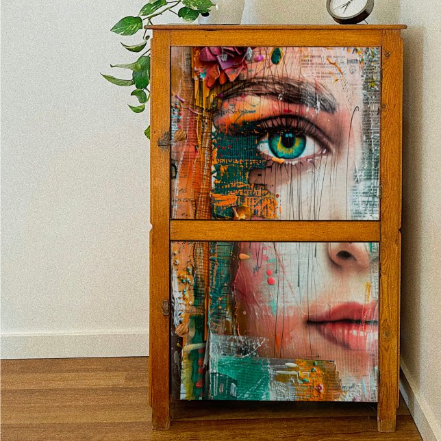 Papel De Seda Decoupage de Mídia Mista (Criador carregado)