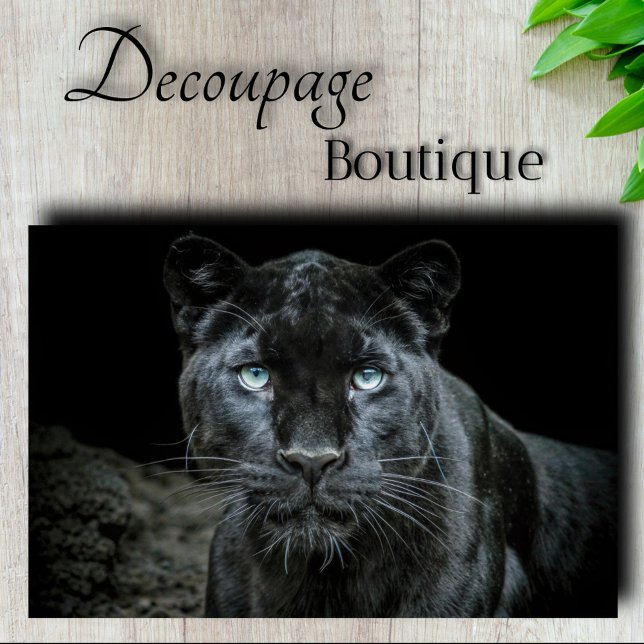 Papel De Seda Decoupage de Olhos de Obsidiana (Obsidian Eyes Decoupage Tissue Paper)