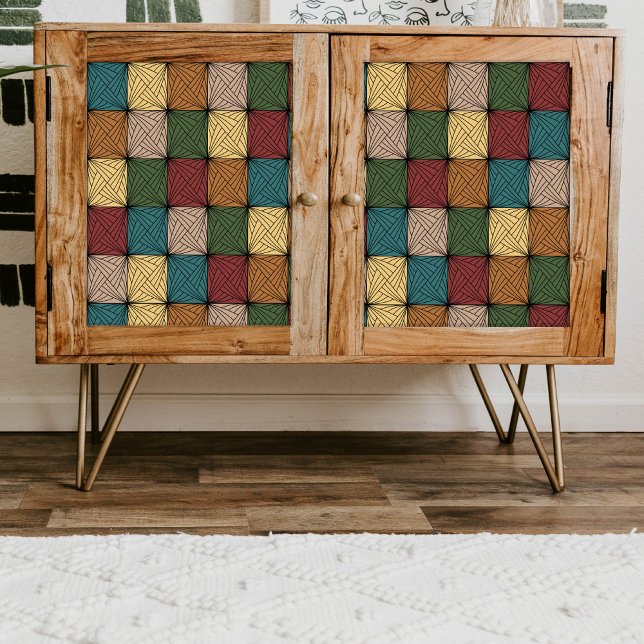 Papel De Seda Decoupage de Padrão de Outono ao Quadrado de Gotch (Criador carregado)