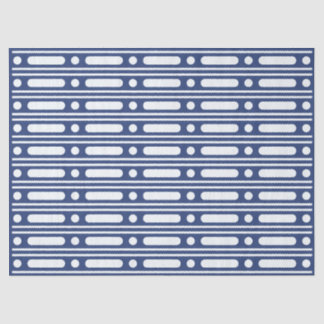 Papel De Seda Decoupage de Pontos de Relevo Ósseo Azul Inky 2