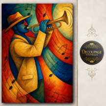 Decoupage de Ritmo de Trompete de Jazz
