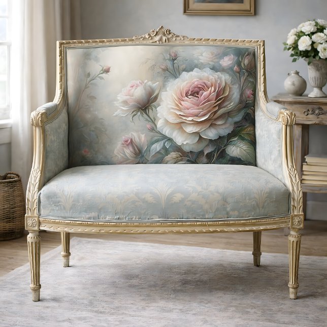 Papel De Seda Decoupage de Rosa etéreo (Ethereal Rose Decoupage Tissue Paper)