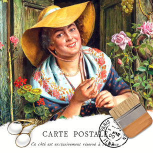 Papel De Seda Decoupage de Textura Russa de Vintage