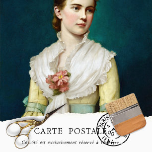 Papel De Seda Decoupage de Textura Russa de Vintage