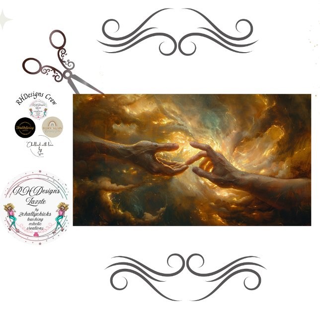 Papel De Seda Decoupage Devine Connection Creation Faith Based (Criador carregado)