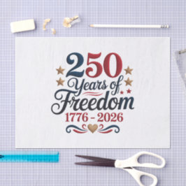 Papel De Seda Decoupage do 250º Aniversário da América
