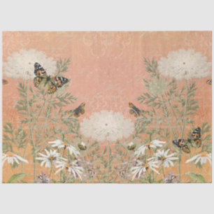 Papel De Seda Decoupage do Autumn Paris Butterfly Ephemera