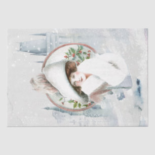 Papel De Seda Decoupage do Castelo da Lady Holly Old World