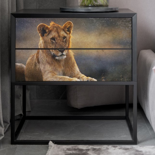 Papel De Seda Decoupage do Cubo Lion (Criador carregado)