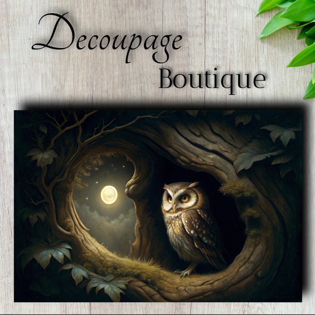 Papel De Seda Decoupage do Dreamer Midnight (Midnight Dream Decoupage Tissue Paper)