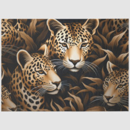 Papel De Seda Decoupage do Elegante Exótico Cheetah Wildlife Imp