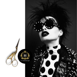 Papel De Seda Decoupage do Glam do Punk Rock da bolinhas