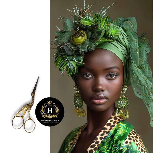 Papel De Seda Decoupage do Glamor Floral Verde Emerald (Criador carregado)