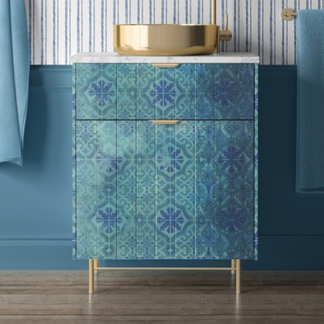 Papel De Seda Decoupage do Marinho Azul de Madeira de Shore do M (Criador carregado)