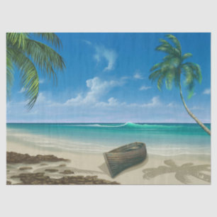 Papel De Seda Decoupage do Oceano Antártico