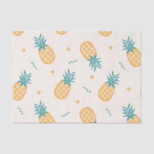 Papel De Seda Decoupage do Padrão de Abacaxi Brilhante