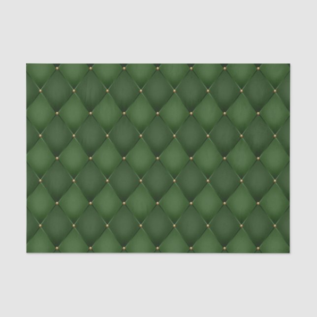 Papel De Seda Decoupage Esmeralda Diamante Arlequim (Frente )